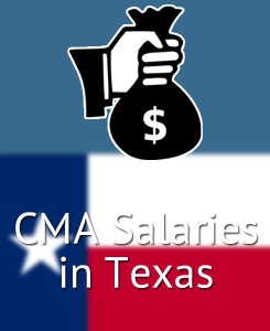 CMA Salaries in Texas's Major Cities